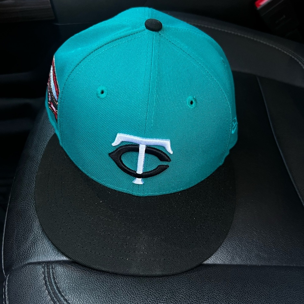 New Era Teal and Black 59FIFTY Cap